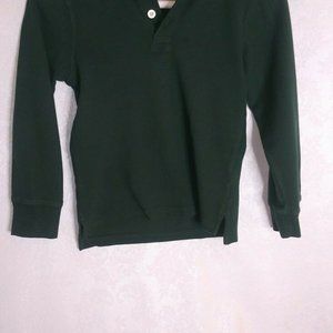 Place Boys shirt size Small 5/6 Green 100% Cotton